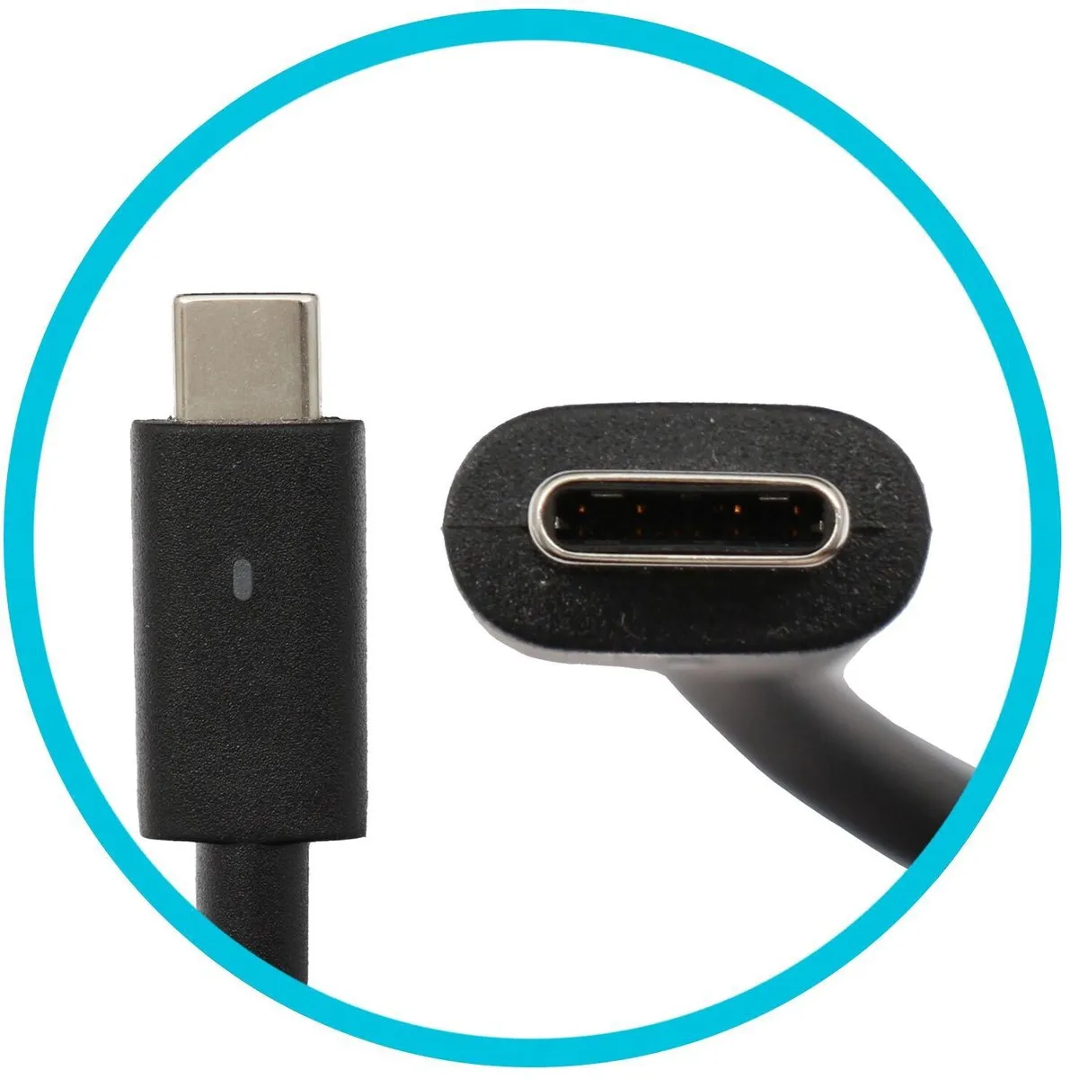 Dell 0CW1FP USB-C GaN Oplader 130W - Zwart