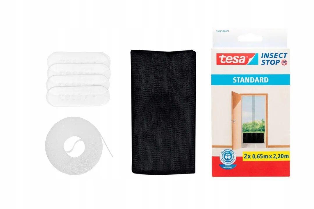 Tesa Balkondeurhor 1,2x2,2m - Zwart