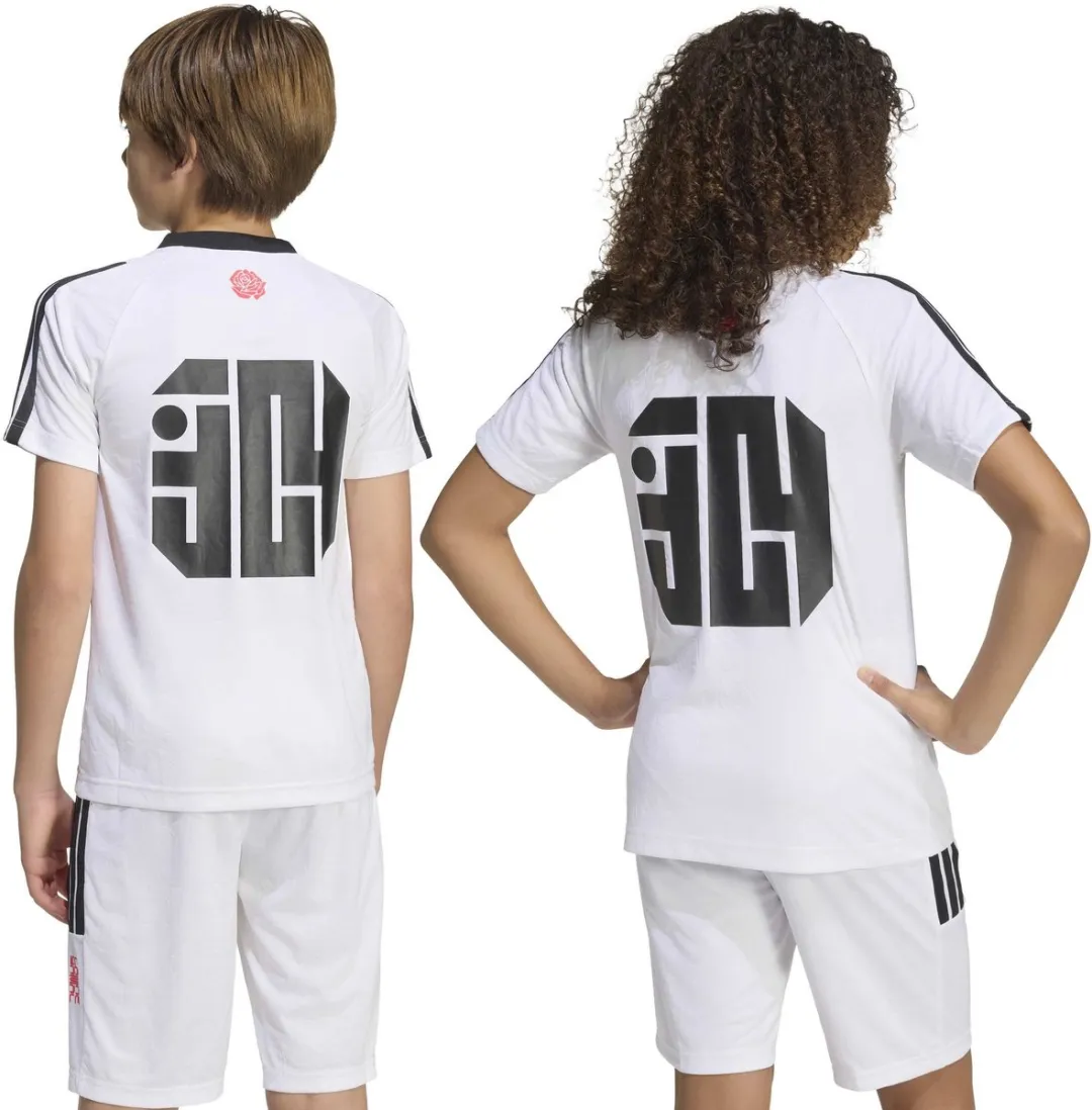 adidas T-shirt Voetbal Train KM Jongen KD6433 - Wit