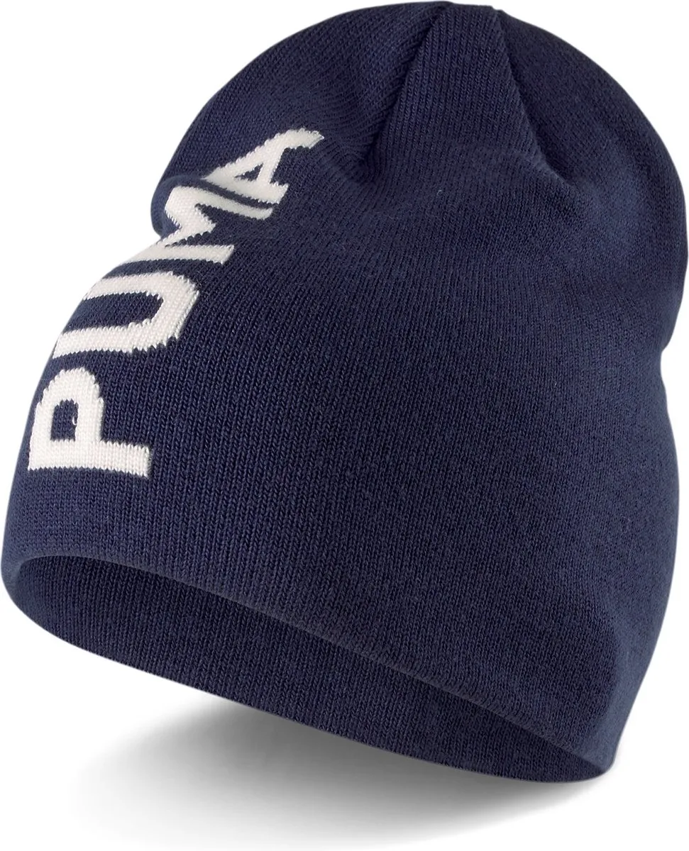 PUMA ESS Tekst Muts - Blauw/Wit