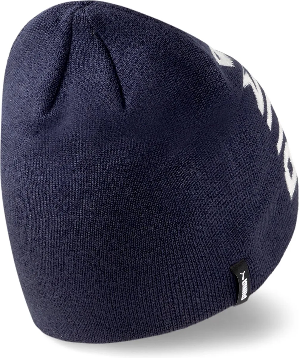 PUMA ESS Tekst Muts - Blauw/Wit