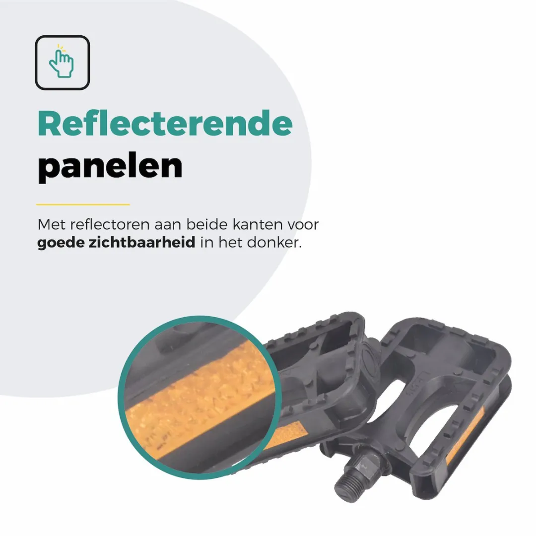 Voltano Antislip E-bike Pedalen 421110 - Zwart