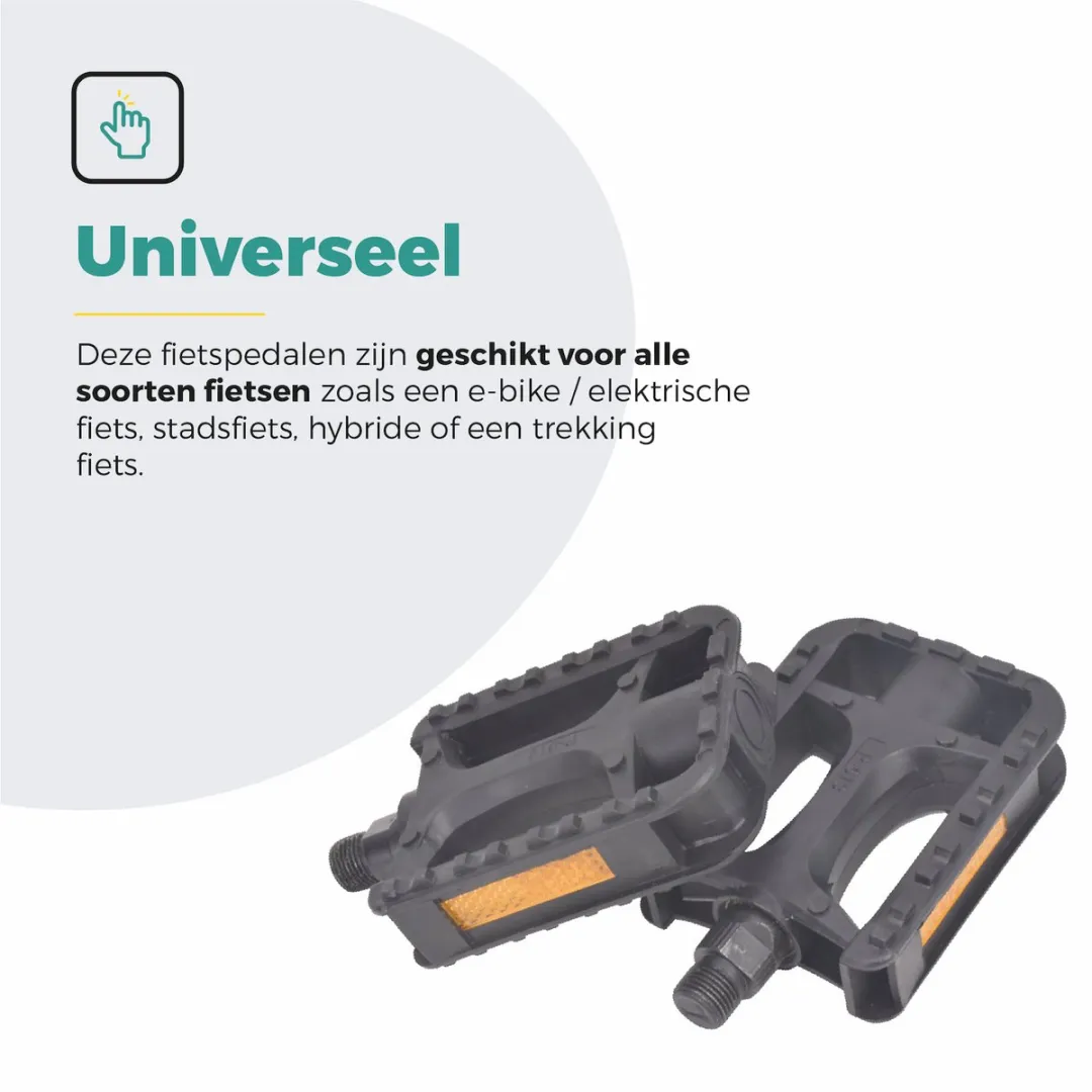 Voltano Antislip E-bike Pedalen 421110 - Zwart