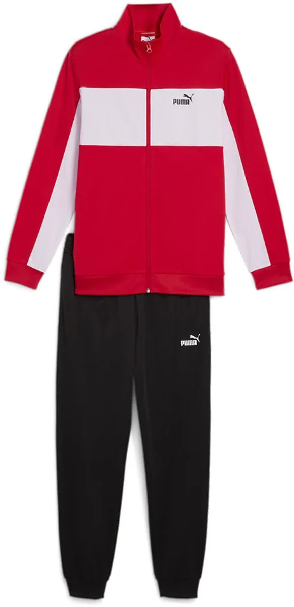 PUMA Poly Colorblock Trainingspak - Rood S