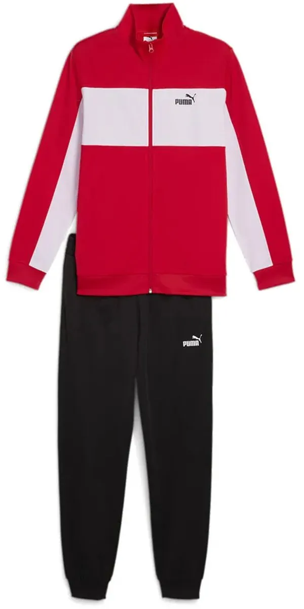 PUMA Poly Colorblock Trainingspak - Rood S