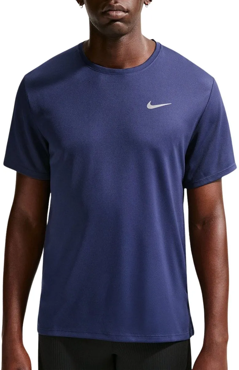 Nike Dri-FIT UV Miler Shirt Heren M - Donkerblauw
