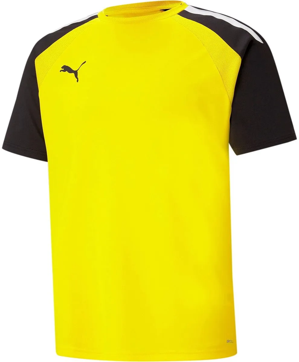 PUMA Teampacer Shirt Korte Mouw Kinderen - Geel/Zwart 128