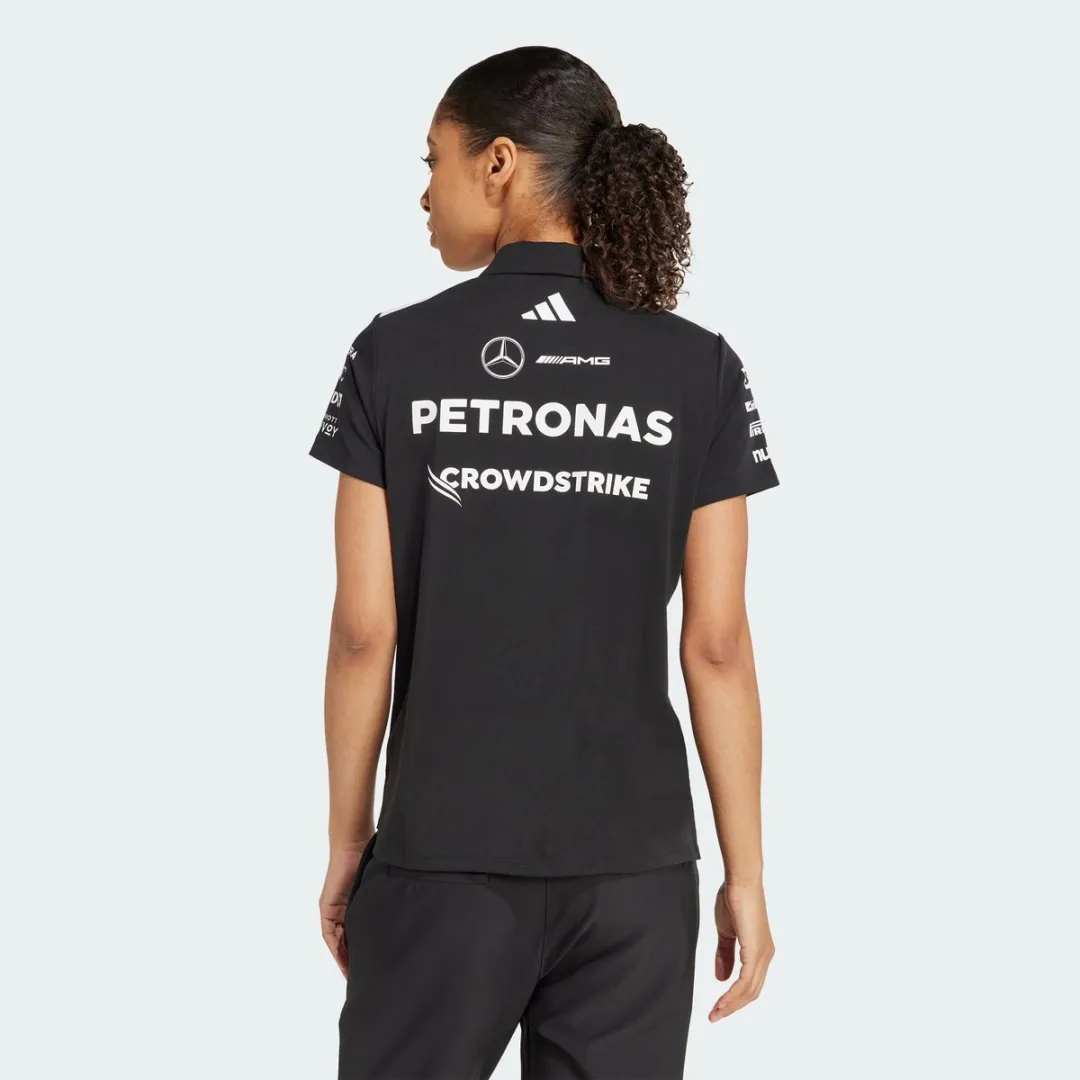 adidas Performance Mercedes-AMG F1 Team Polo Dames - Zwart