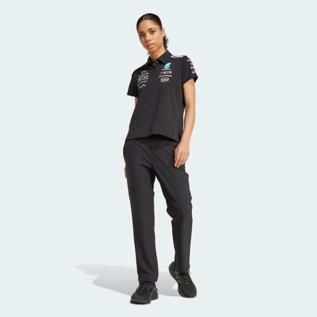 adidas Performance Mercedes-AMG F1 Team Polo Dames - Zwart