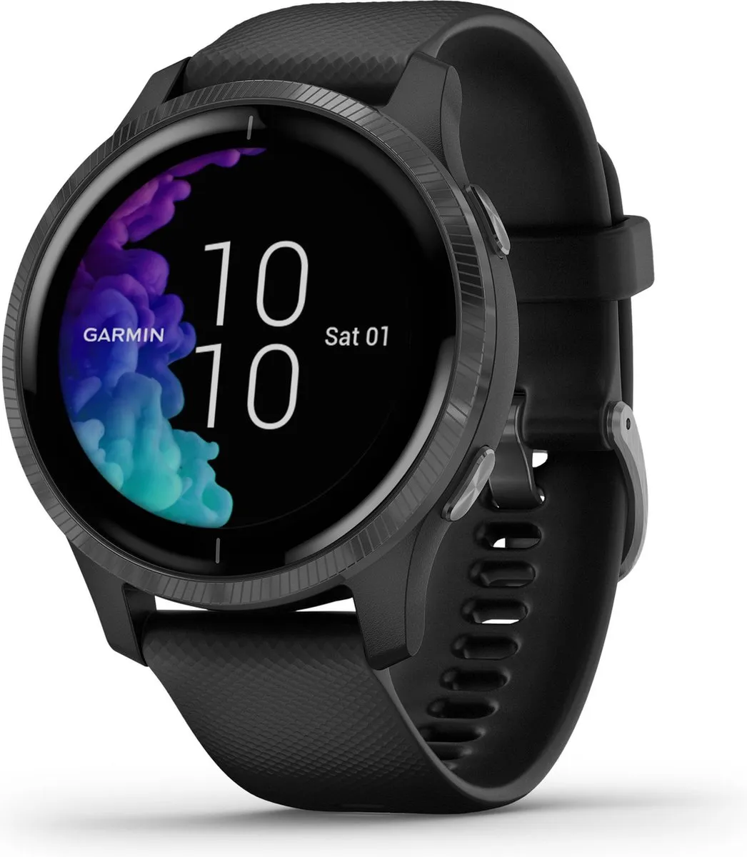 Garmin Venu Health Smartwatch - 43mm - 180mAh - Zwart/Grijs