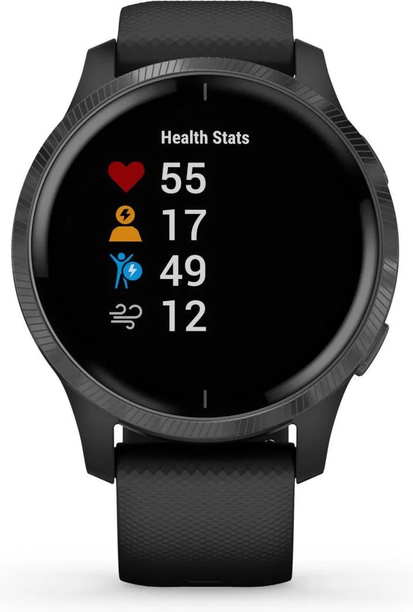 Garmin Venu Smartwatch - 43mm - Zwart/Gunmetal - afbeelding 6 van 6