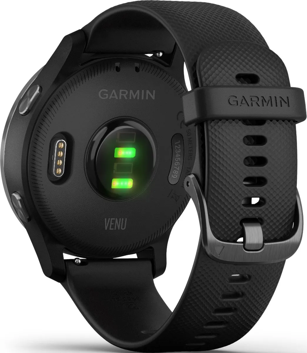 Garmin Venu Health Smartwatch - 43mm - 180mAh - Zwart/Grijs