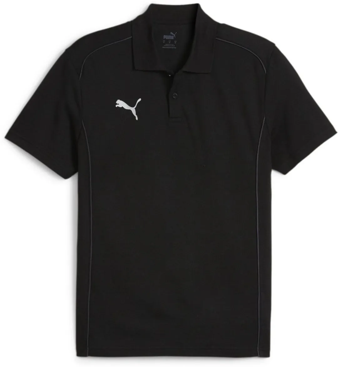 PUMA TeamFinal CasuaLongsleeve Polo - XL - Puma Black-Puma Silver