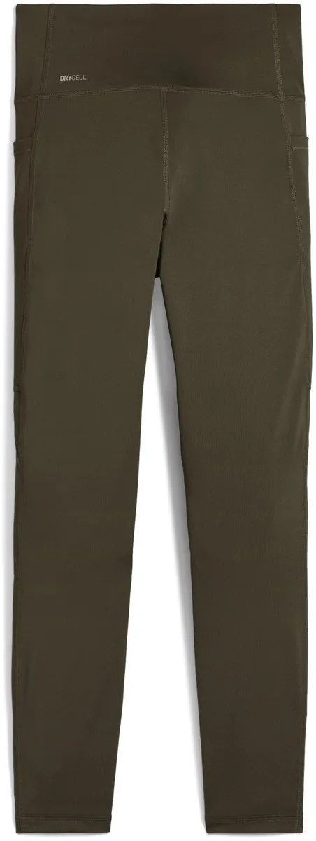 PUMA W TAD Essential Tight HW 7/8 - L - Dark Olive - afbeelding 2 van 2