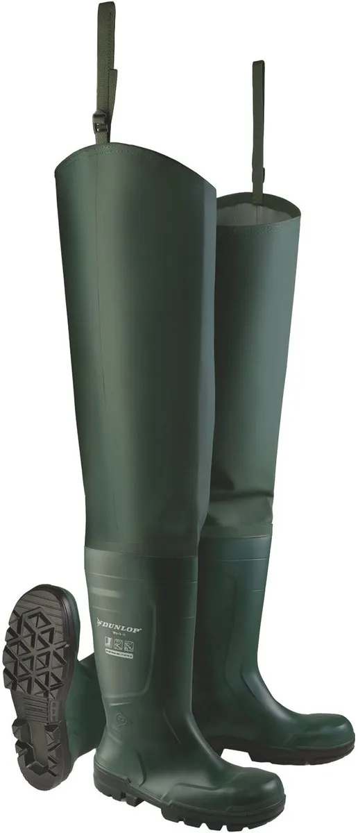 Dunlop Work-It Veiligheid Laarzen NB2KLTW - 47 - Groen - afbeelding 4 van 6