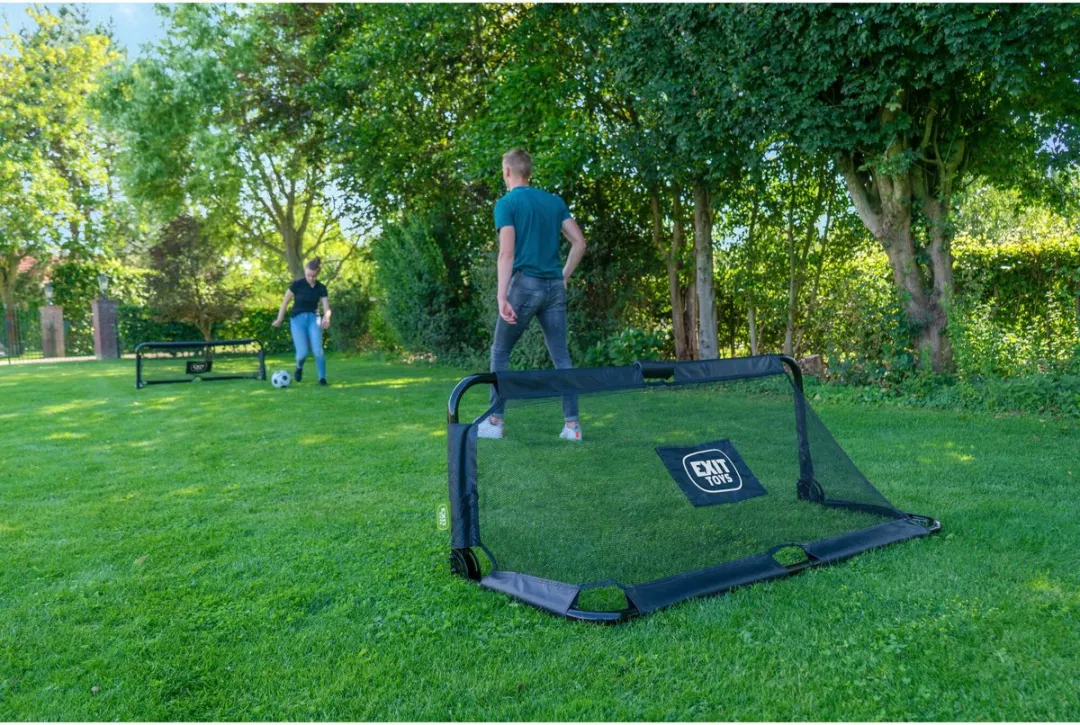 EXIT Panna Opvouwbaar Voetbaldoel 150x60cm - 2 Stuks - Zwart