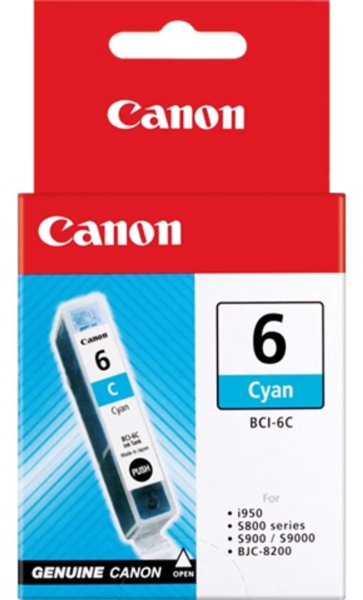 Canon BCI-6 Cyaan Inktcartridge - 13ml