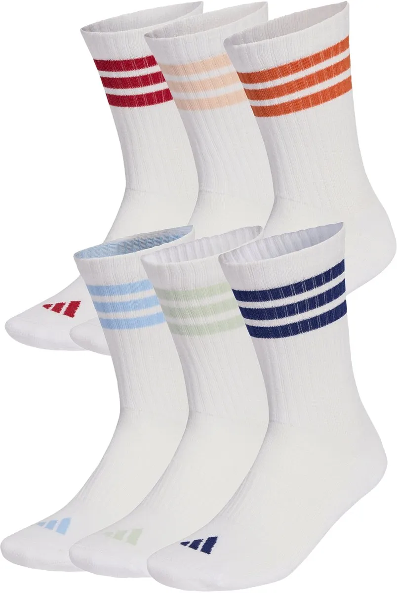 adidas Performance 3-Stripes Essentials Gevoerde Sokken KE5492 - 6 Paar