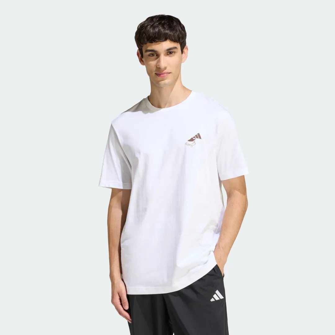 adidas COFFEE CAFE CHEESECAKE Graphic T-shirt - Wit - L