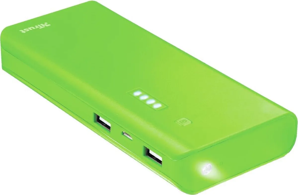 Trust Primo 22748 Powerbank 10.000mAh - Groen