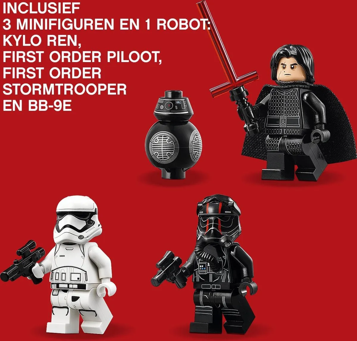 LEGO Star Wars Kylo Ren's TIE Fighter 75179 - 630 Stukken - afbeelding 3 van 6