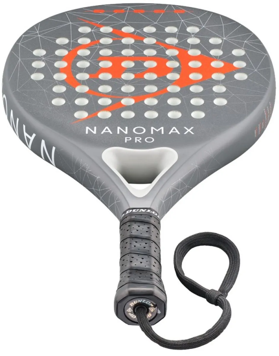 Dunlop D PDL 26 NanoMax Pro Padelracket - Grijs/Oranje