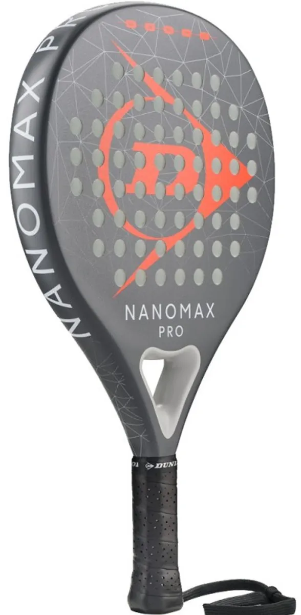 Dunlop D PDL 26 NanoMax Pro Padelracket - Grijs/Oranje