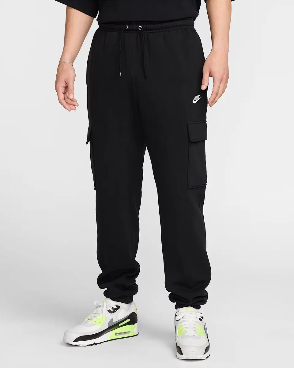 Nike Club BB Cargo Pantalon Heren M - FN3805-010 Zwart