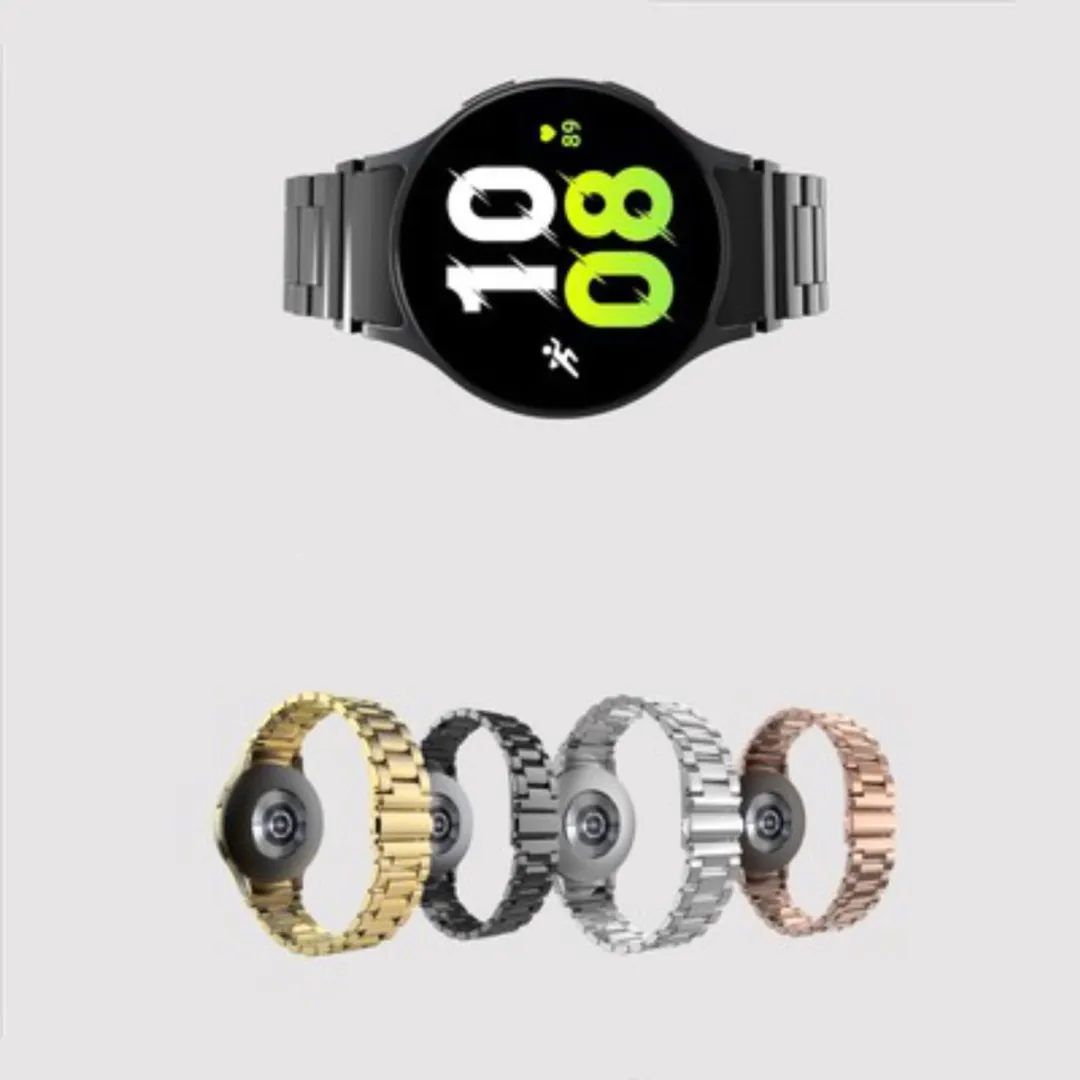 Just in Case PrimeSteel Horlogebandje Samsung Galaxy Watch - 20mm - Zwart - afbeelding 5 van 6