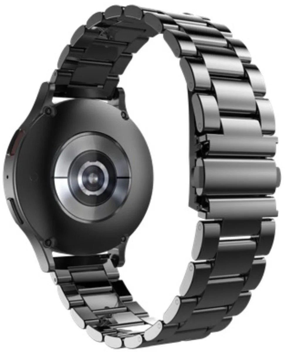 Just in Case PrimeSteel Horlogebandje Samsung Galaxy Watch - 20mm - Zwart - afbeelding 4 van 6