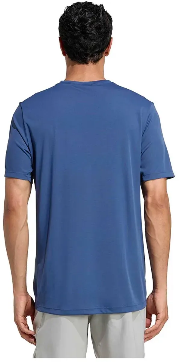 adidas Essentials Running Shirt Heren KB5959 - Maat L - Blauw