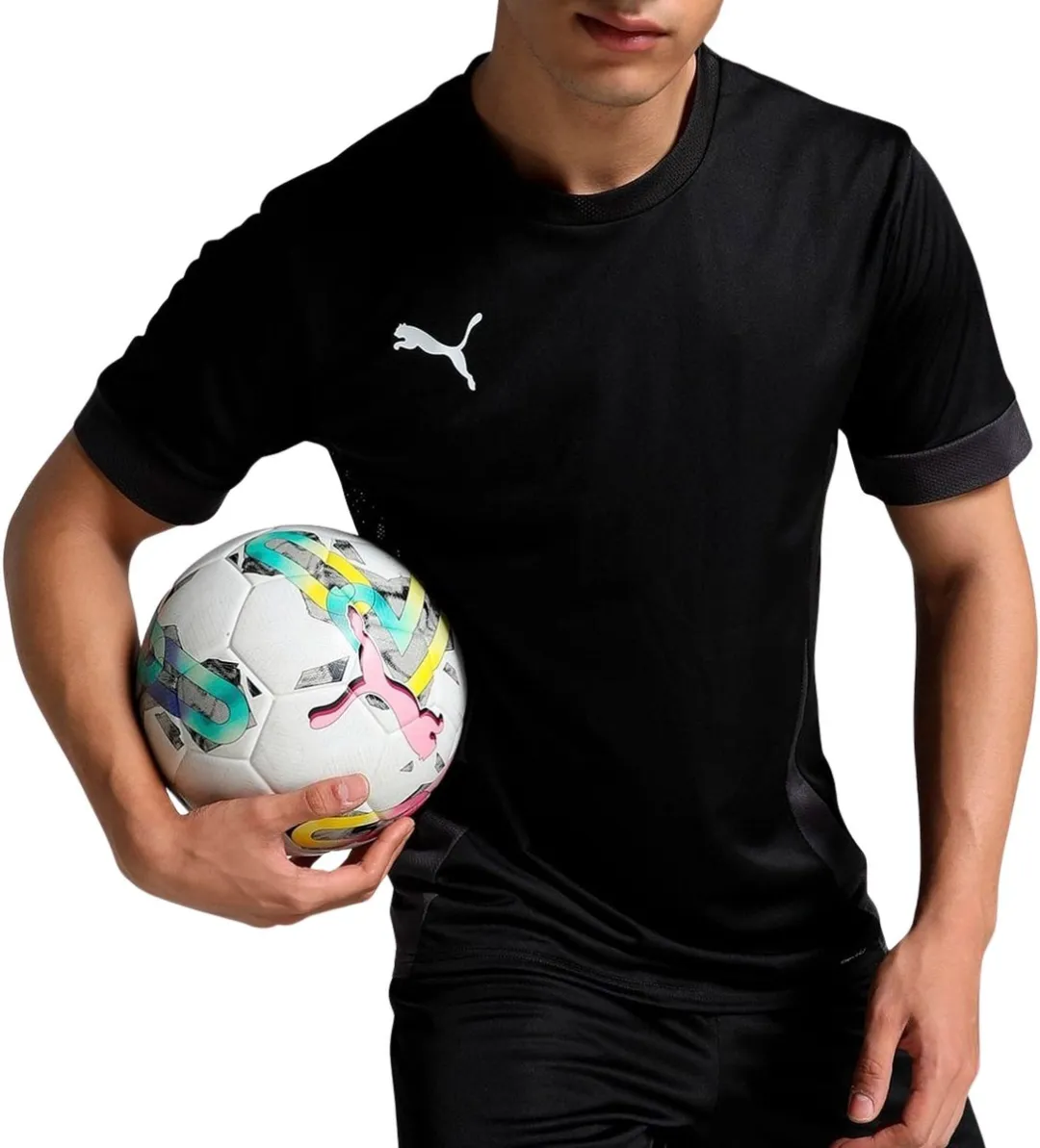 PUMA teamGOAL Matchday Jersey Heren - Zwart/Wit/Grijs