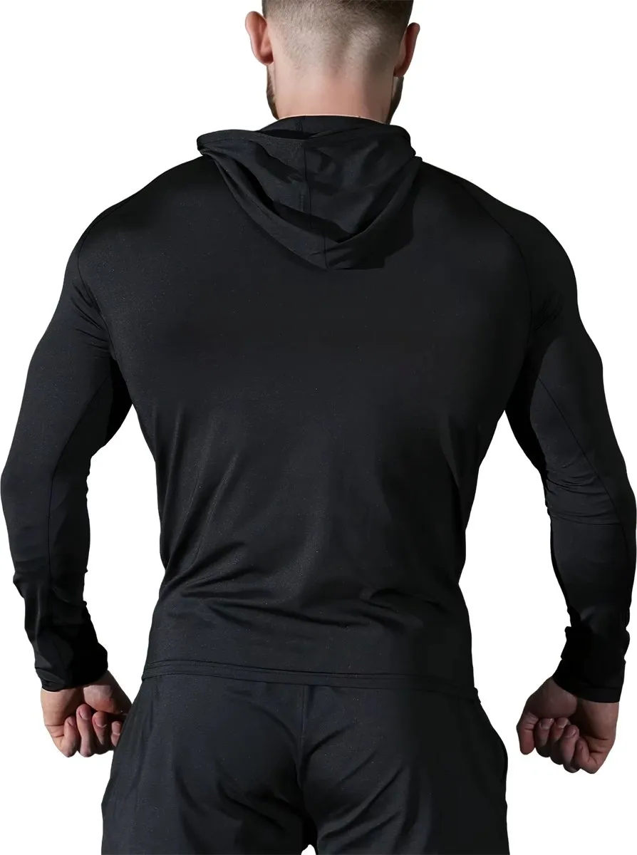 RedParrot Elastische Sport Hoodie M - Zwart - afbeelding 6 van 6