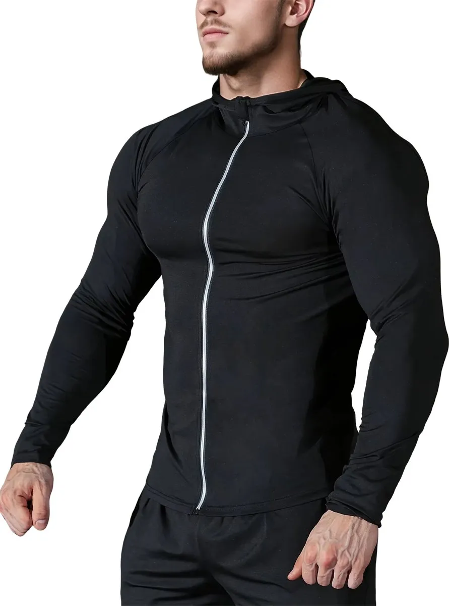 RedParrot Elastische Sport Hoodie M - Zwart