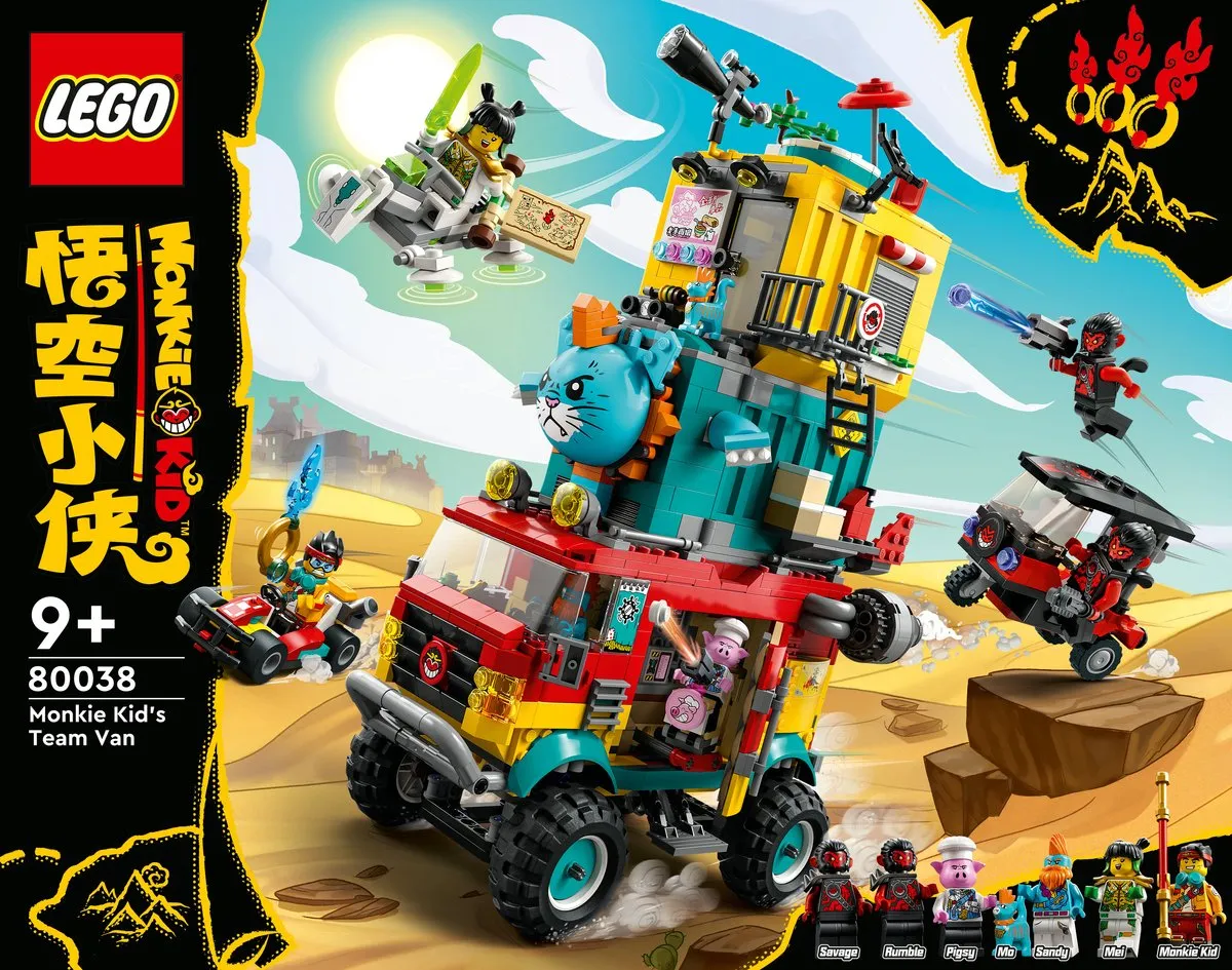 LEGO Monkie Kids Teamtransporter 80038 - 1406 Stukken - afbeelding 5 van 6