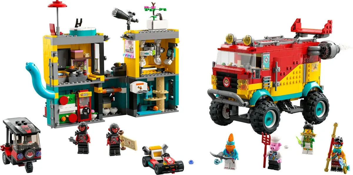 LEGO Monkie Kids Teamtransporter 80038 - 1406 Stukken - afbeelding 4 van 6