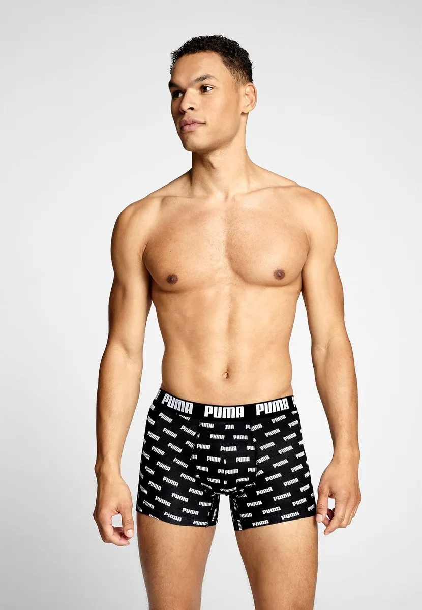 PUMA Men Everyday AOP Print Boxer - Zwart M
