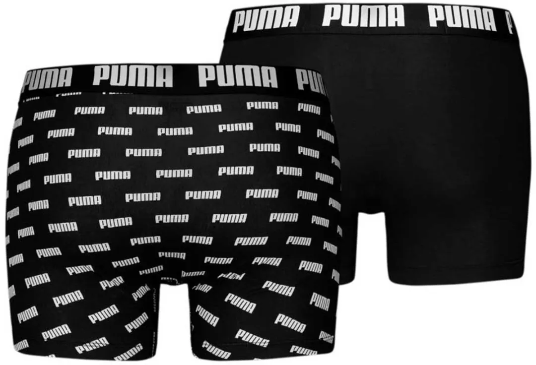 PUMA Men Everyday AOP Print Boxer - Zwart M