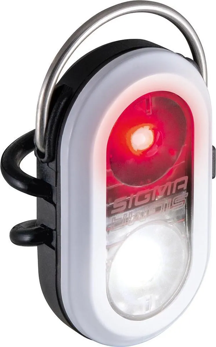Sigma Micro Duo Fietsverlichting - 30 Lux - Wit/Rood