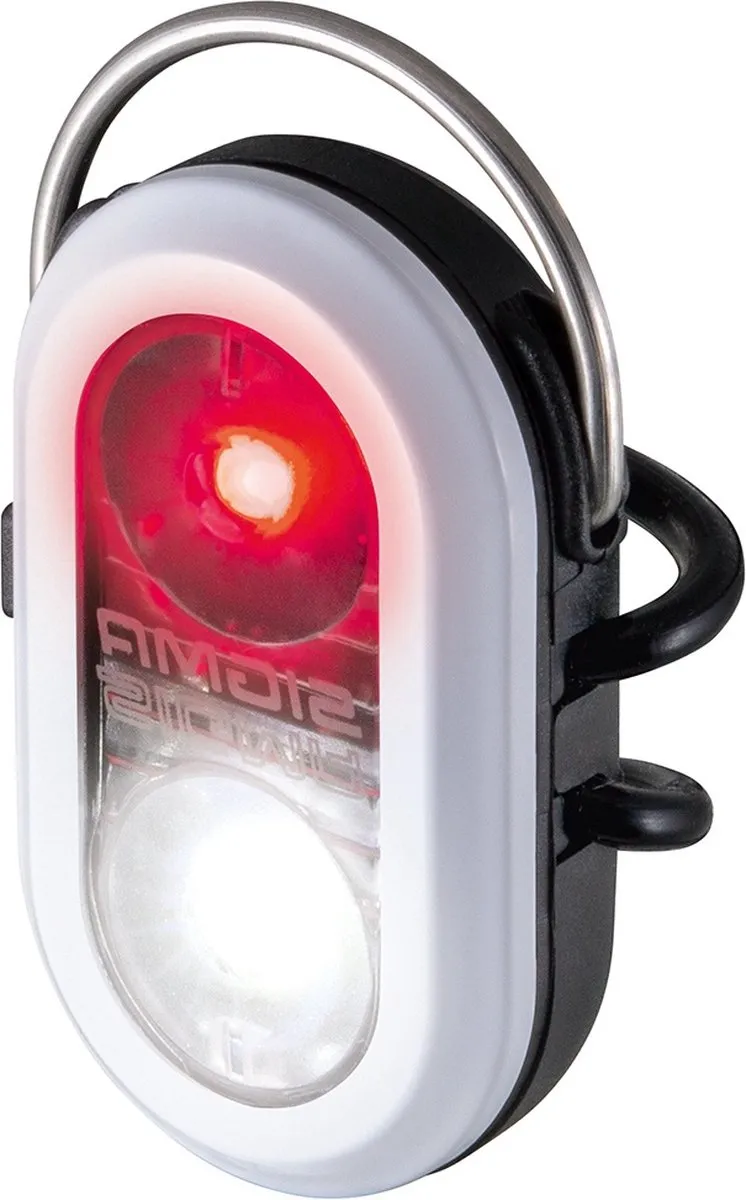 Sigma Micro Duo Fietsverlichting - 30 Lux - Wit/Rood