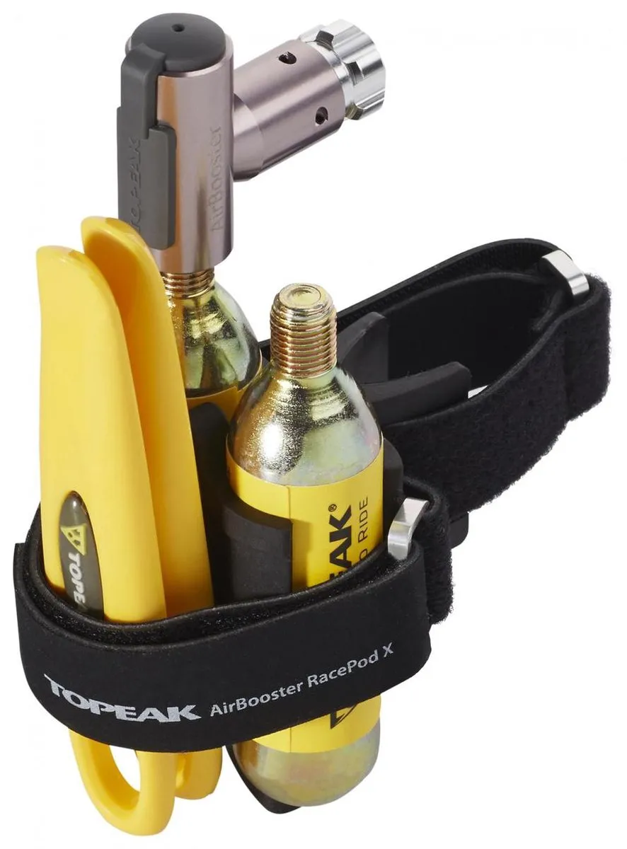 Topeak AirBooster Race Pod X CO2-pomp - Geel