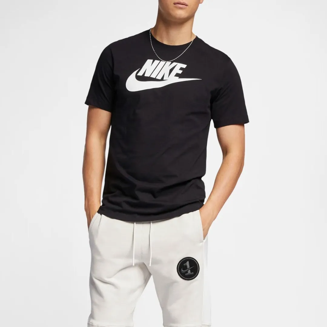 Nike Sportswear Icon Futura T-Shirt AR5004-010 - 2XL - Zwart/Wit