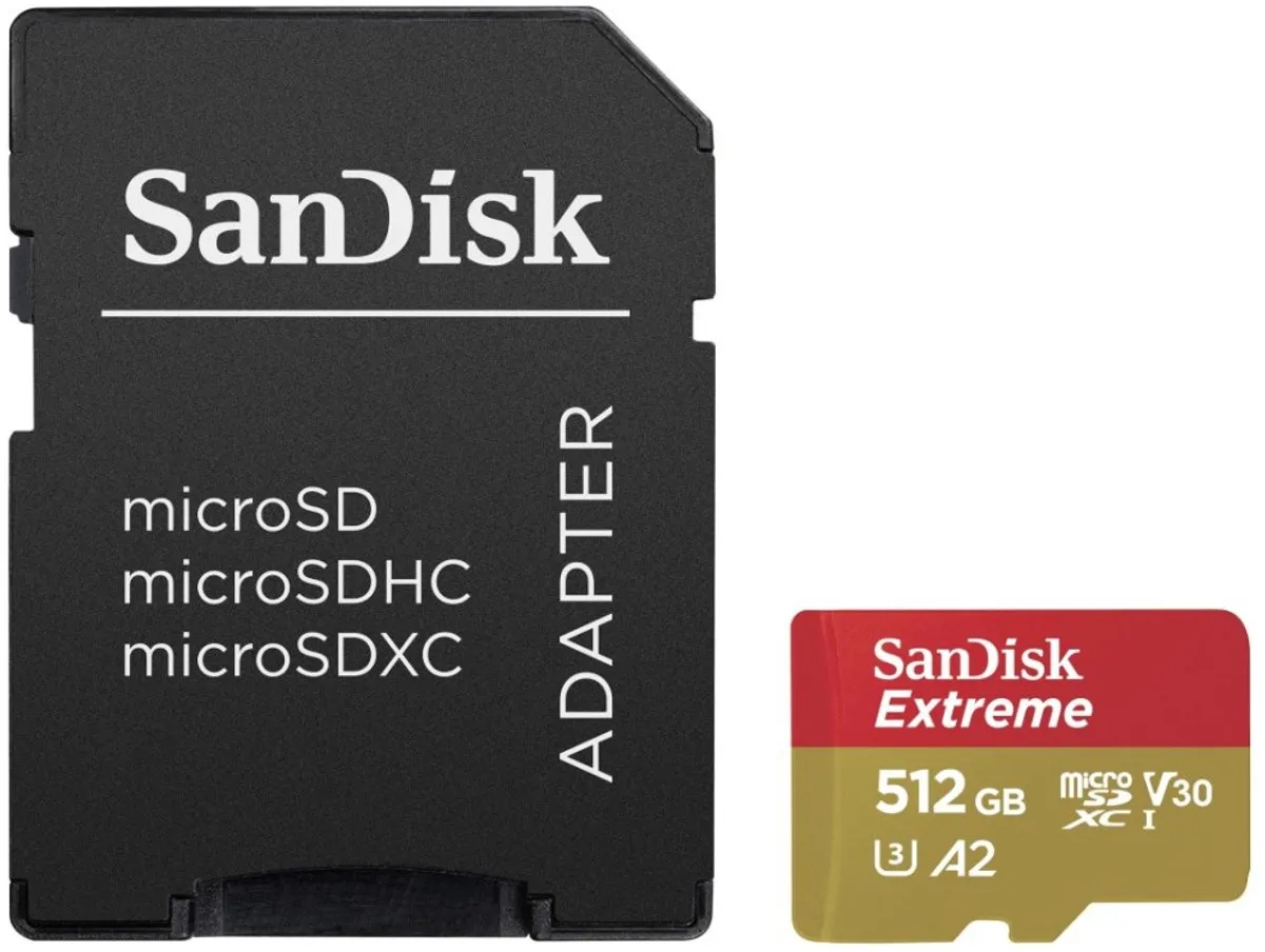 SanDisk Extreme MicroSDXC SDSQXA1-512G-GN6MA 512GB - 160MB/s