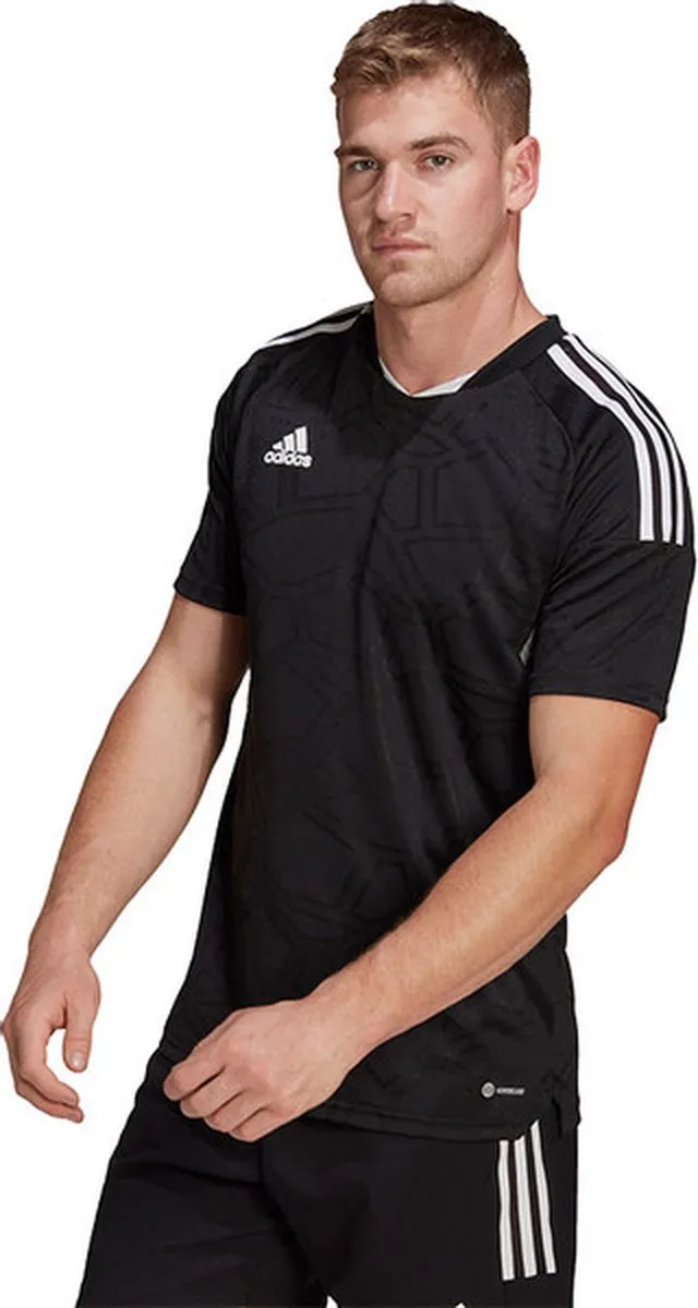 adidas Condivo 22 Match Shirt HA3514 - M - Zwart/Wit