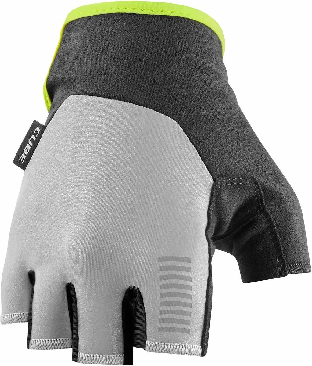 Cube Gloves Short Finger X NF Grijs/Geel