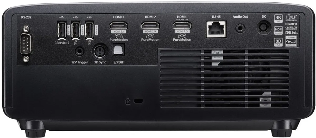 Optoma UHZ58LV 4K UHD Projector - 3000 Lumen Zwart
