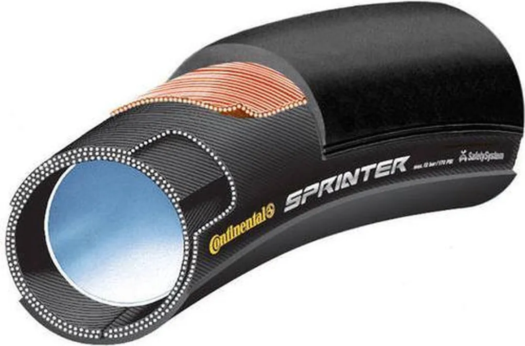 Continental Sprinter Tubular Banden 28 Inch 700x25c - Zwart