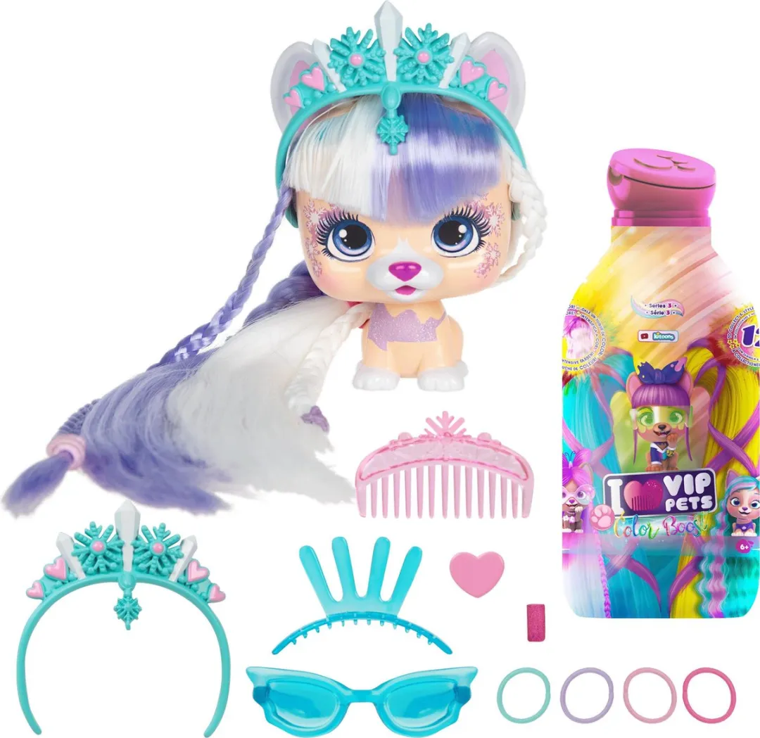 Imc Toys Pop Vip Pets Color Boost Pop - 30 cm - Zwart
