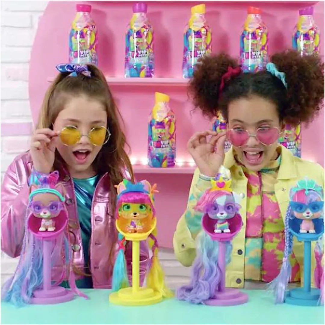 Imc Toys Pop Vip Pets Color Boost Pop - 30 cm - Zwart - afbeelding 6 van 6