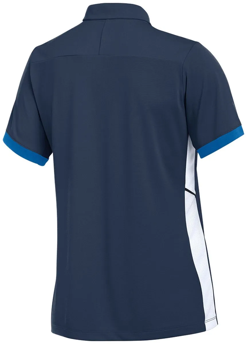 Nike Dri-FIT Academy 25 Polo Dames M - Zwart/Grijs/Wit